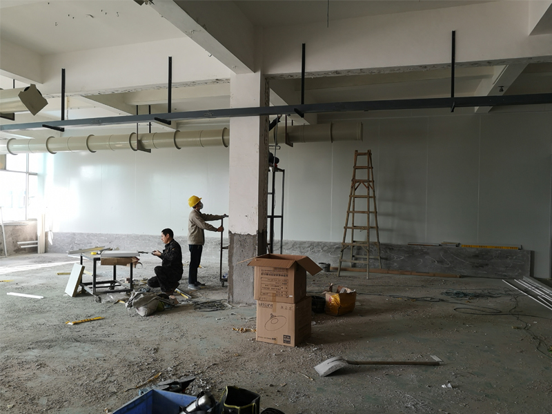 2018年8月深圳市頂成電子公司福建工廠裝修進(jìn)行中！